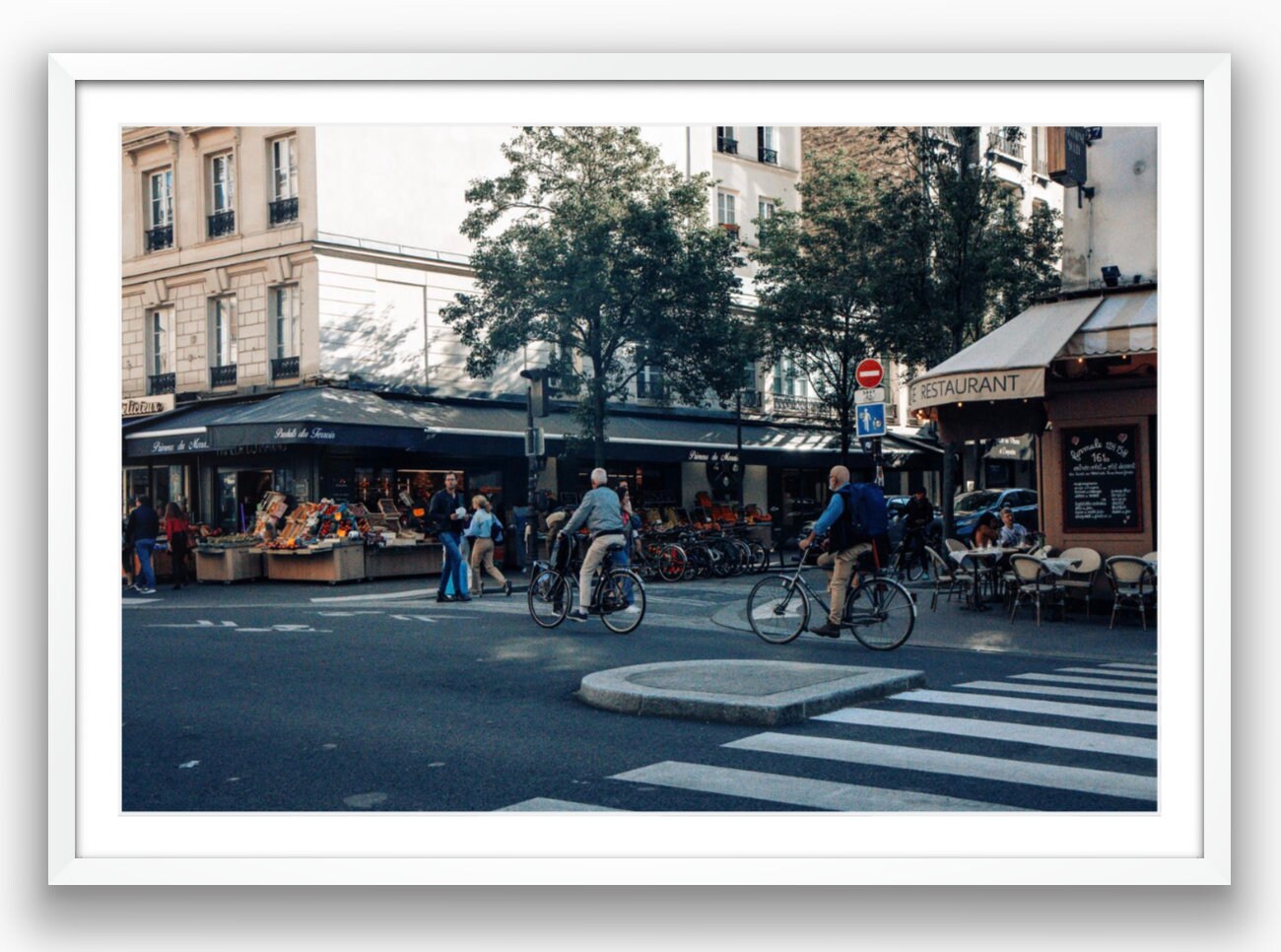 A Sunday Scene in Paris - Framed or Print Only