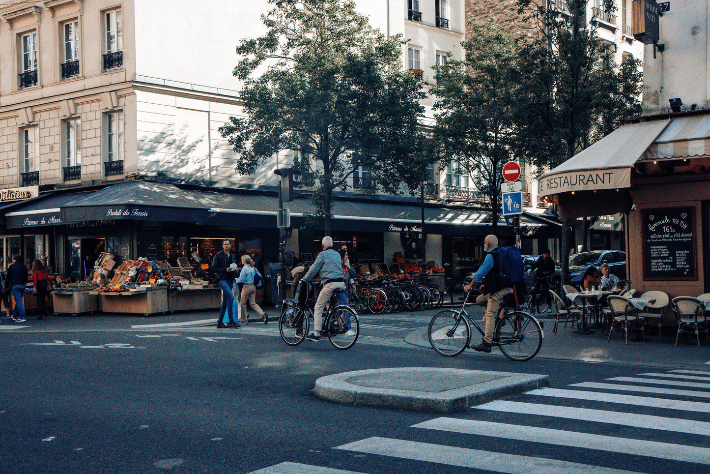 A Sunday Scene in Paris - Framed or Print Only