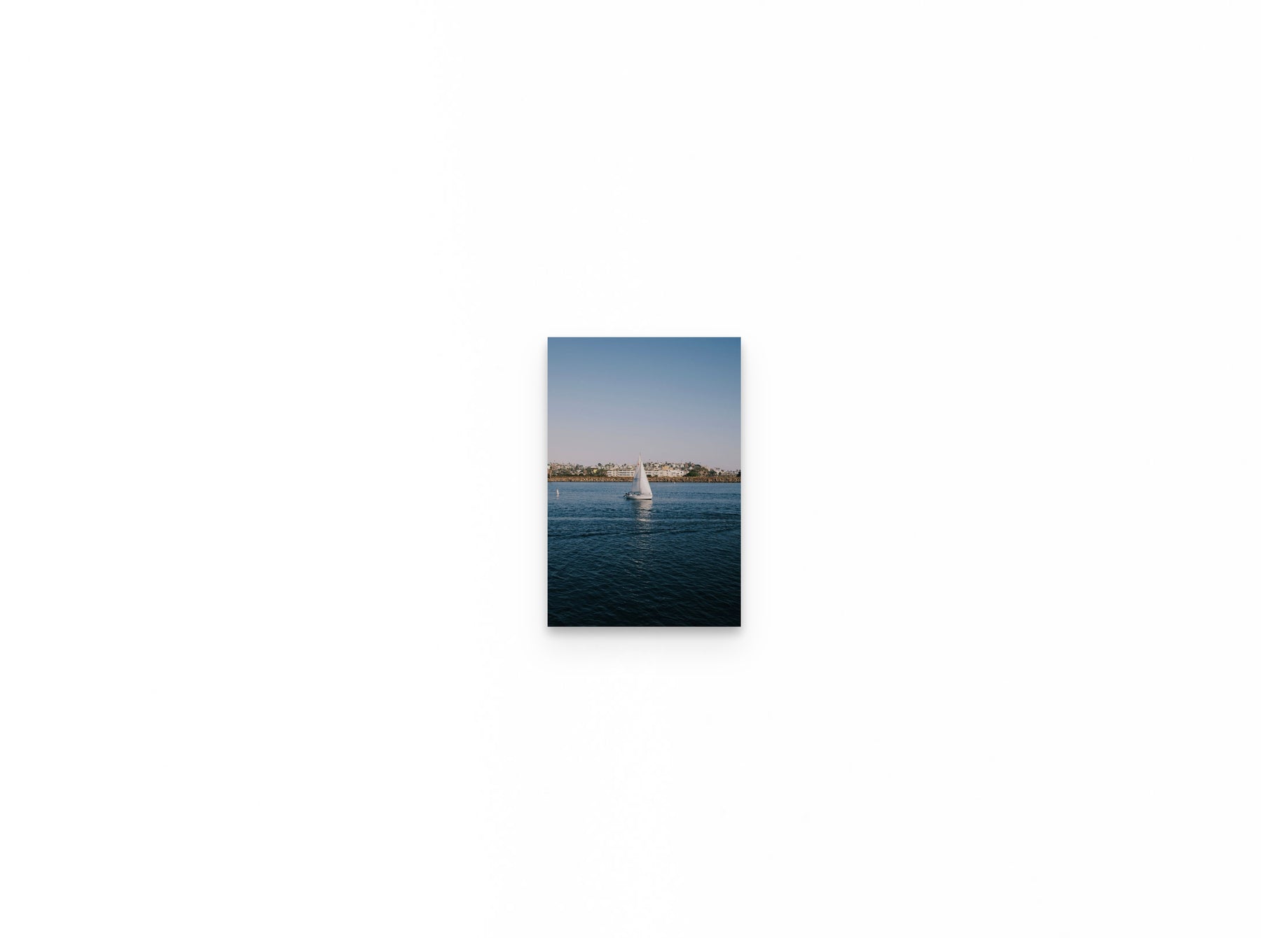 Marina Sailboat, 8×12 fine art print