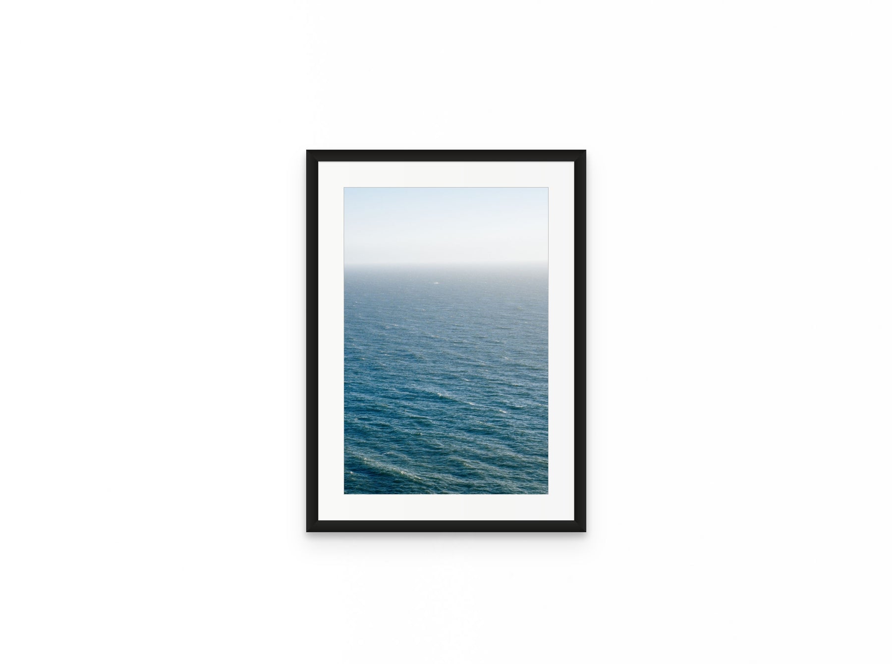 Pacific Haze, 12×18 in black frame