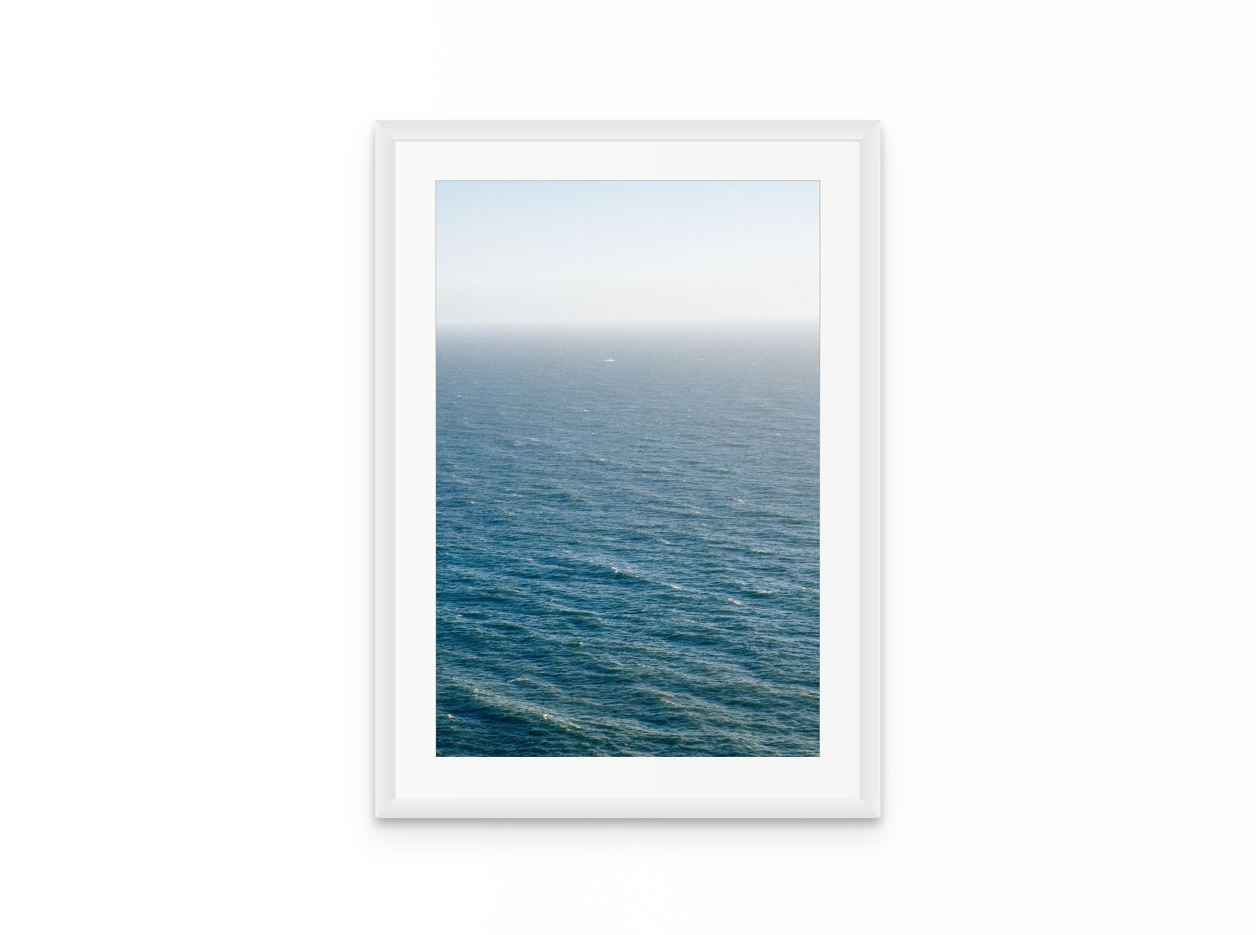 Pacific Haze, 16×24 in white frame