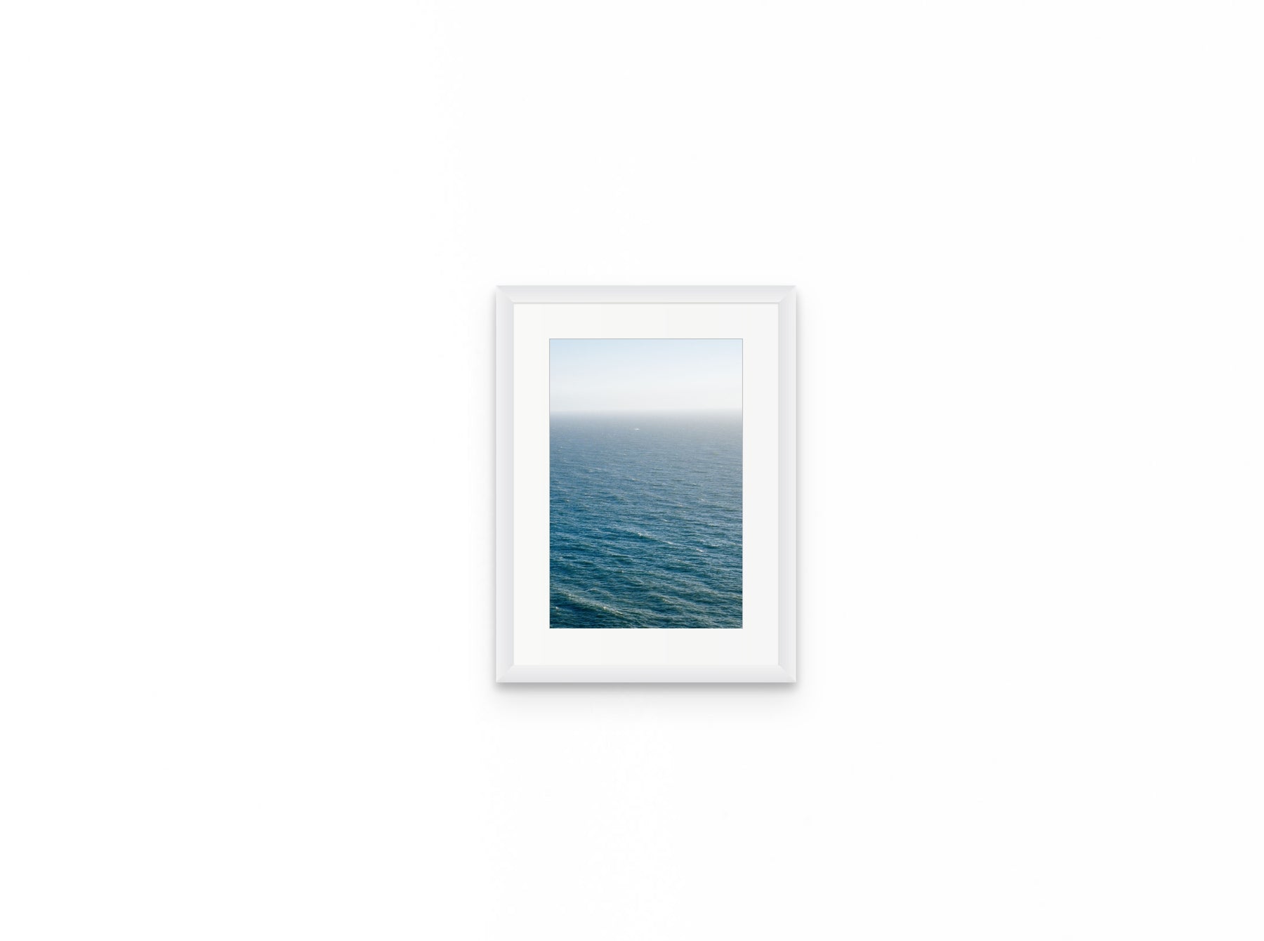 Pacific Haze, 8×12 in white frame