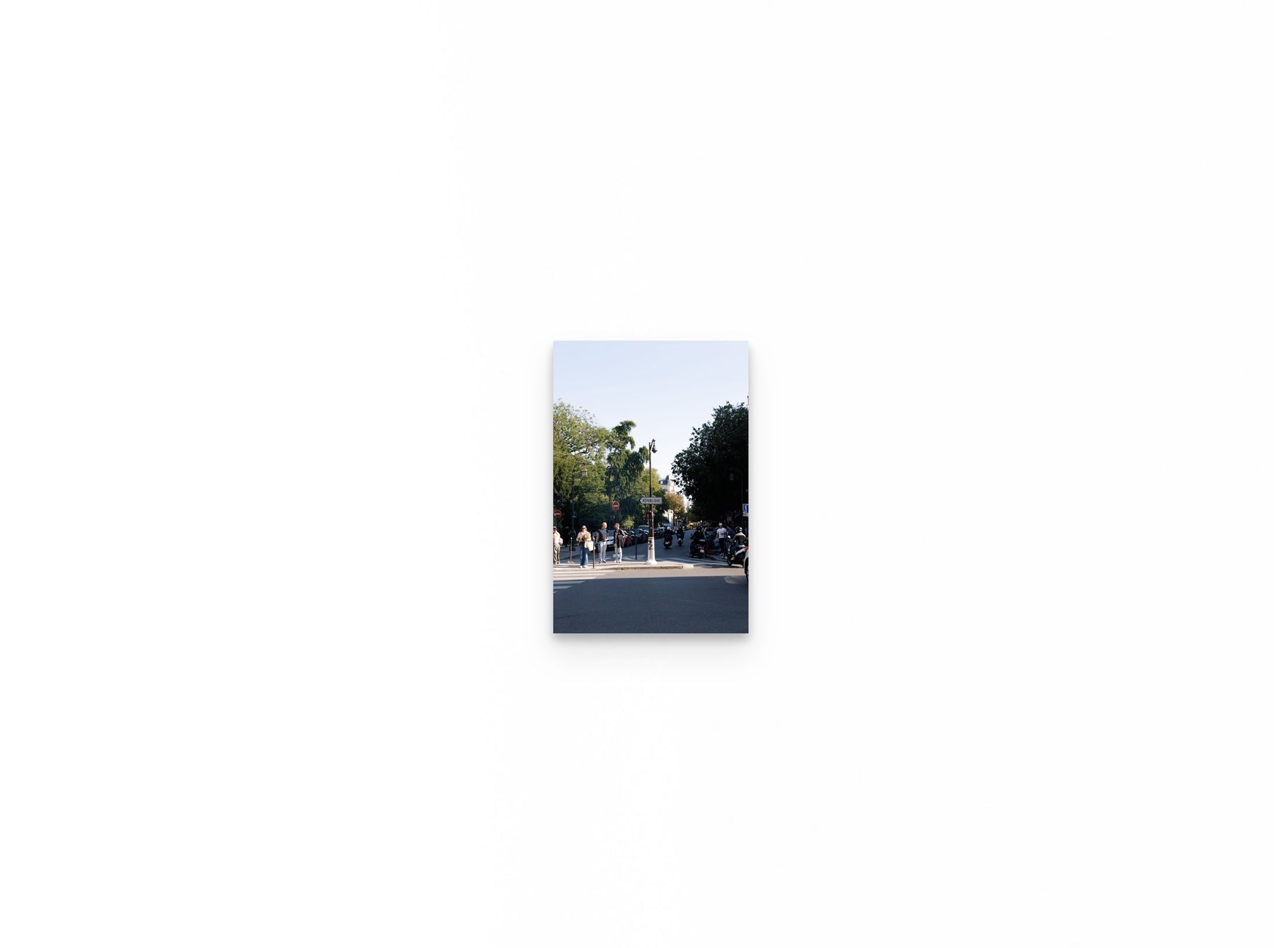 Place Republique, 8×12 fine art print