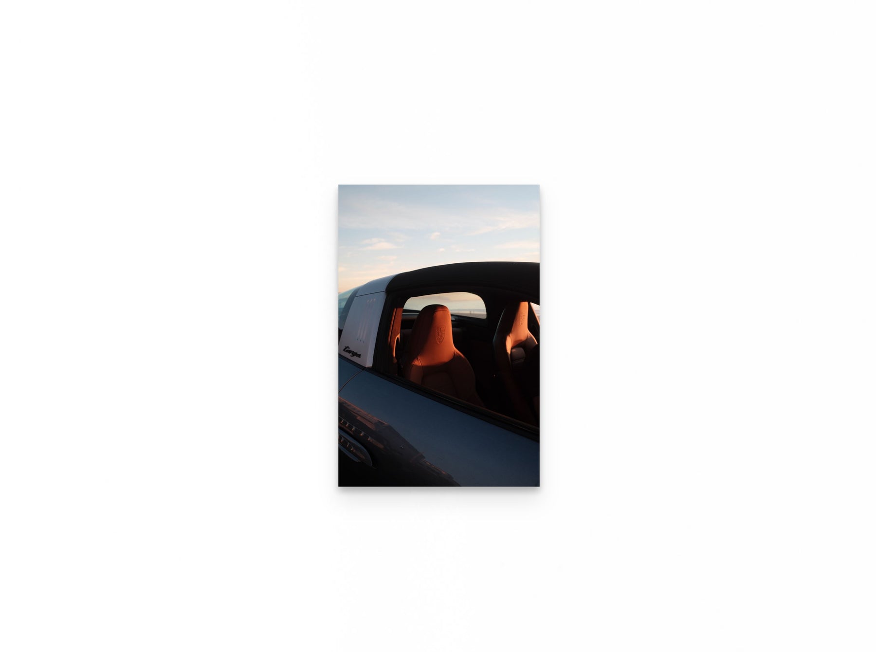 Porsche Targa Dusk, 12×18 fine art print