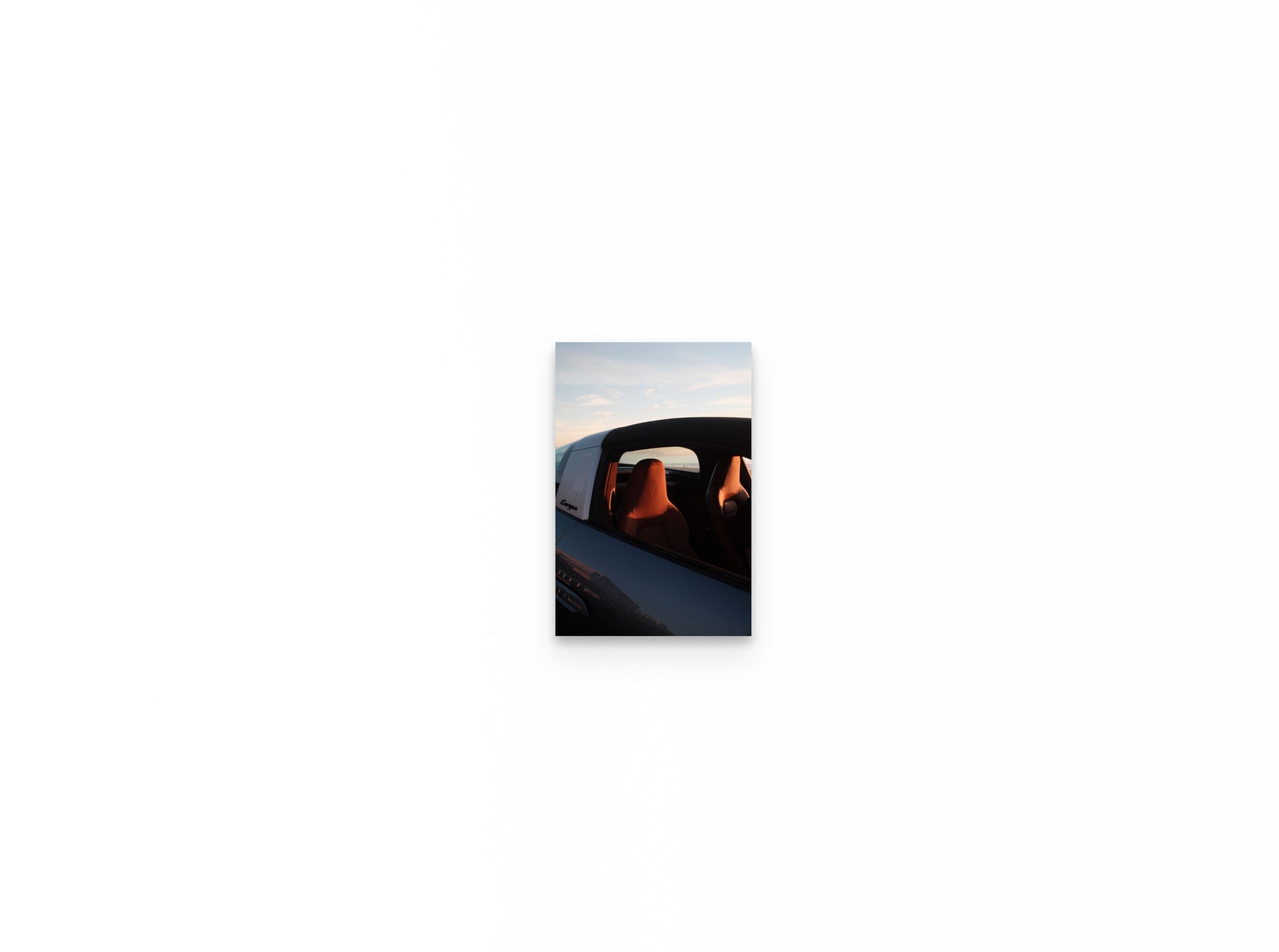 Porsche Targa Dusk, 8×12 fine art print