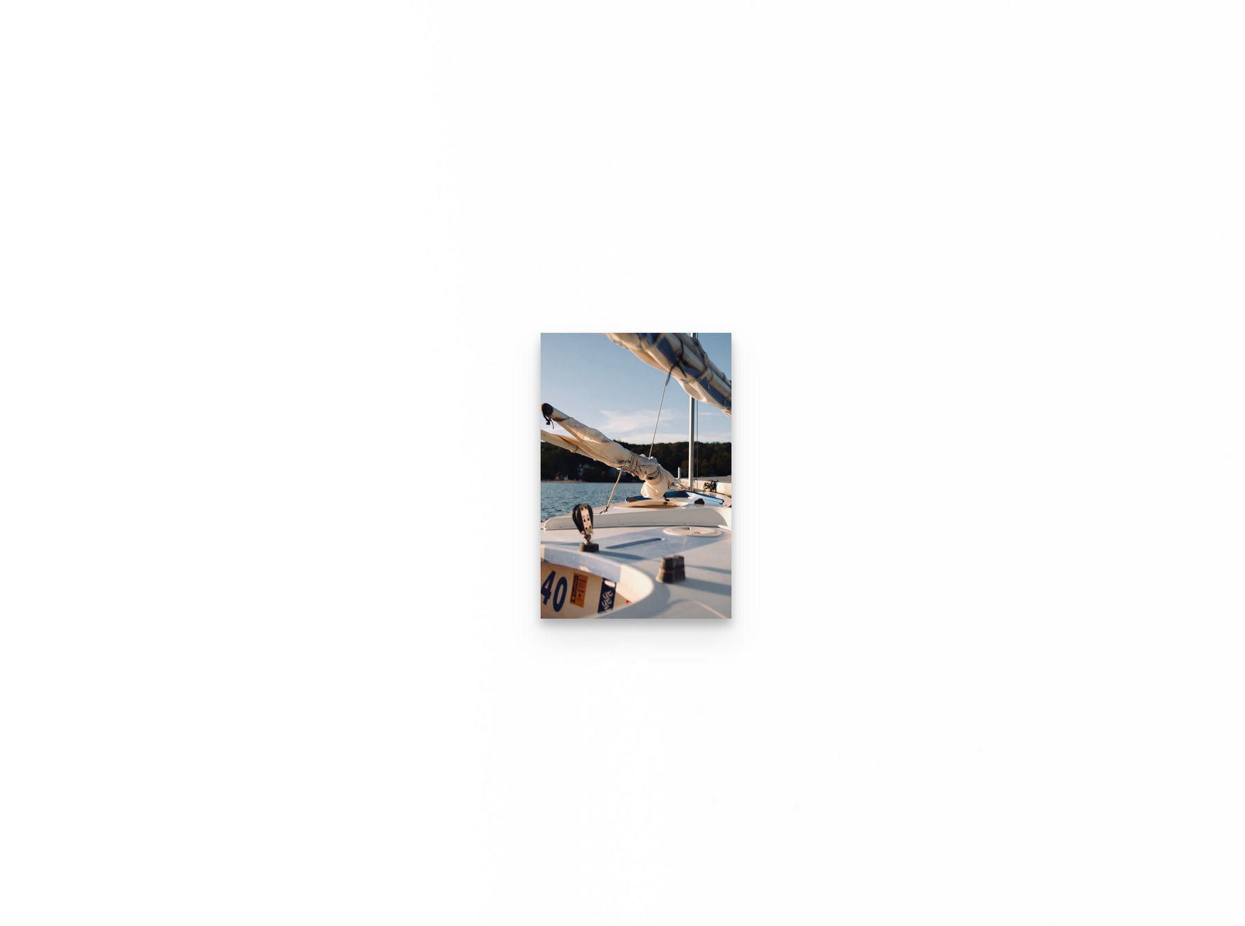 Sailboat Bow Golden, 8×12 fine art print
