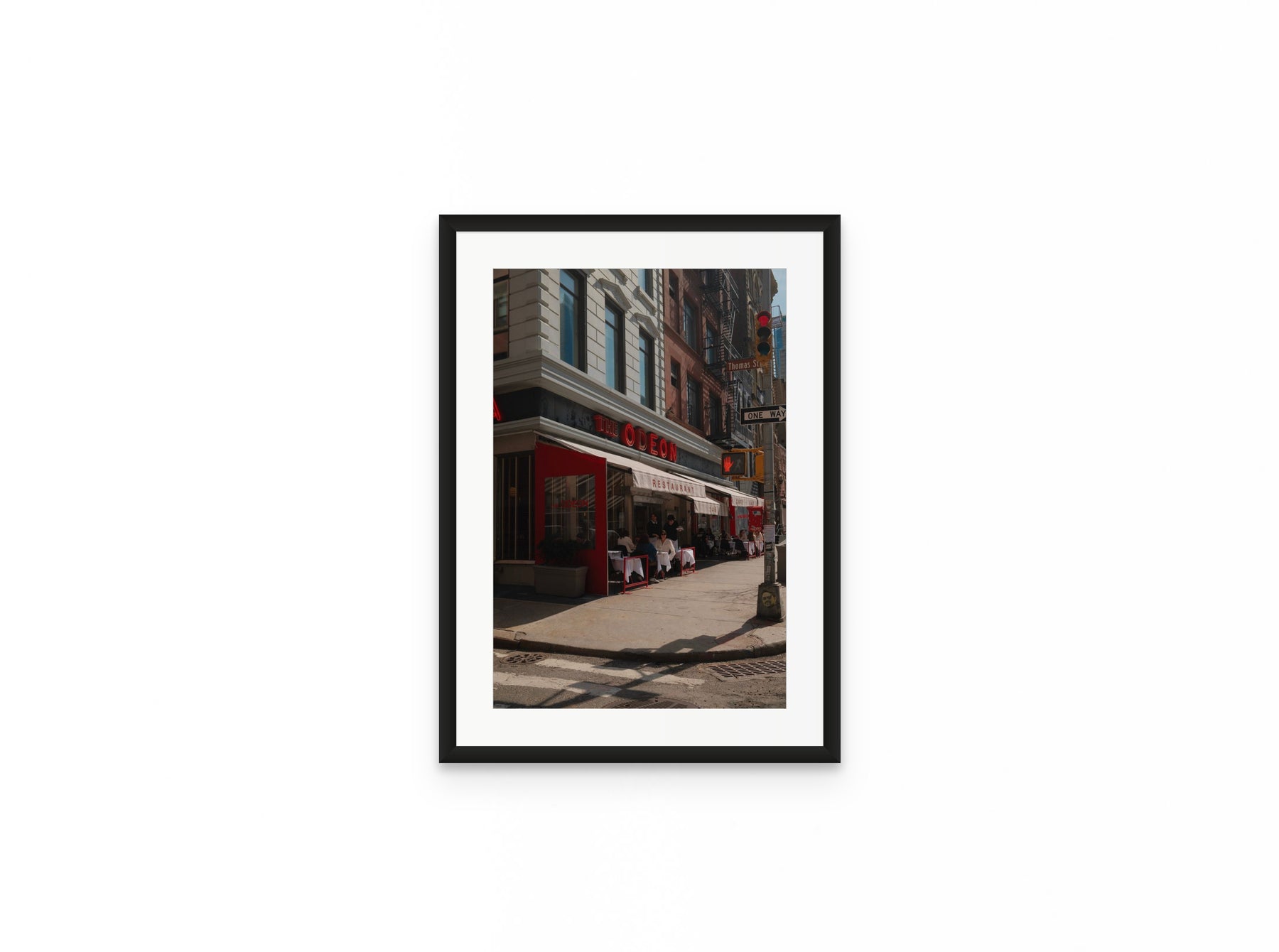 The Odeon Tribeca, 12×18 in black frame