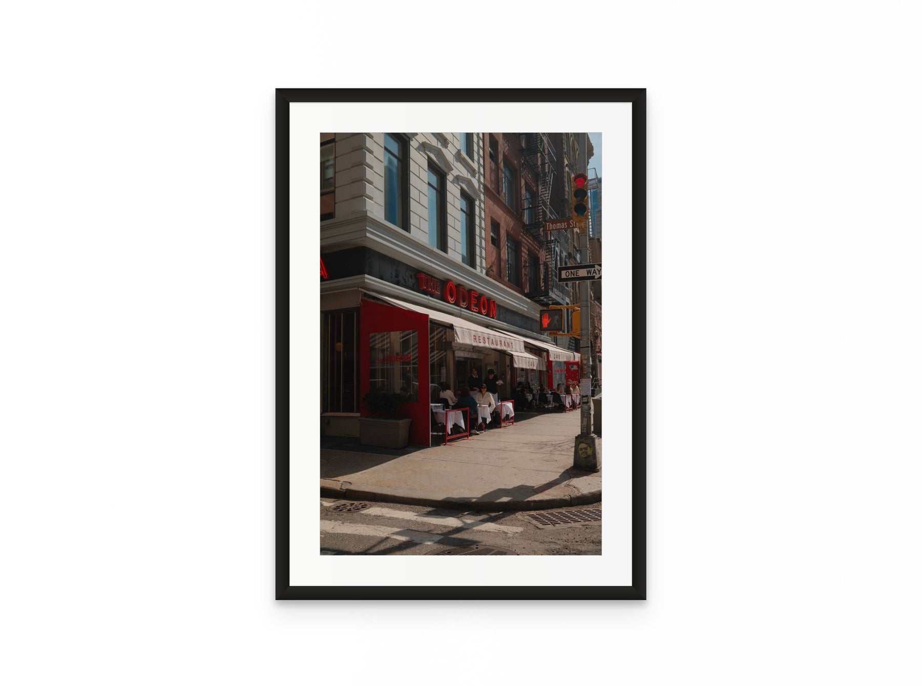 The Odeon Tribeca, 16×24 in black frame