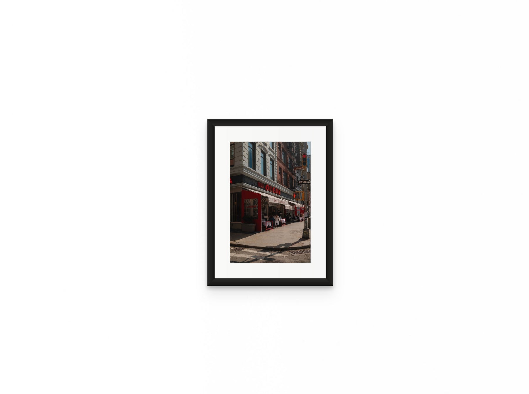 The Odeon Tribeca, 8×12 in black frame