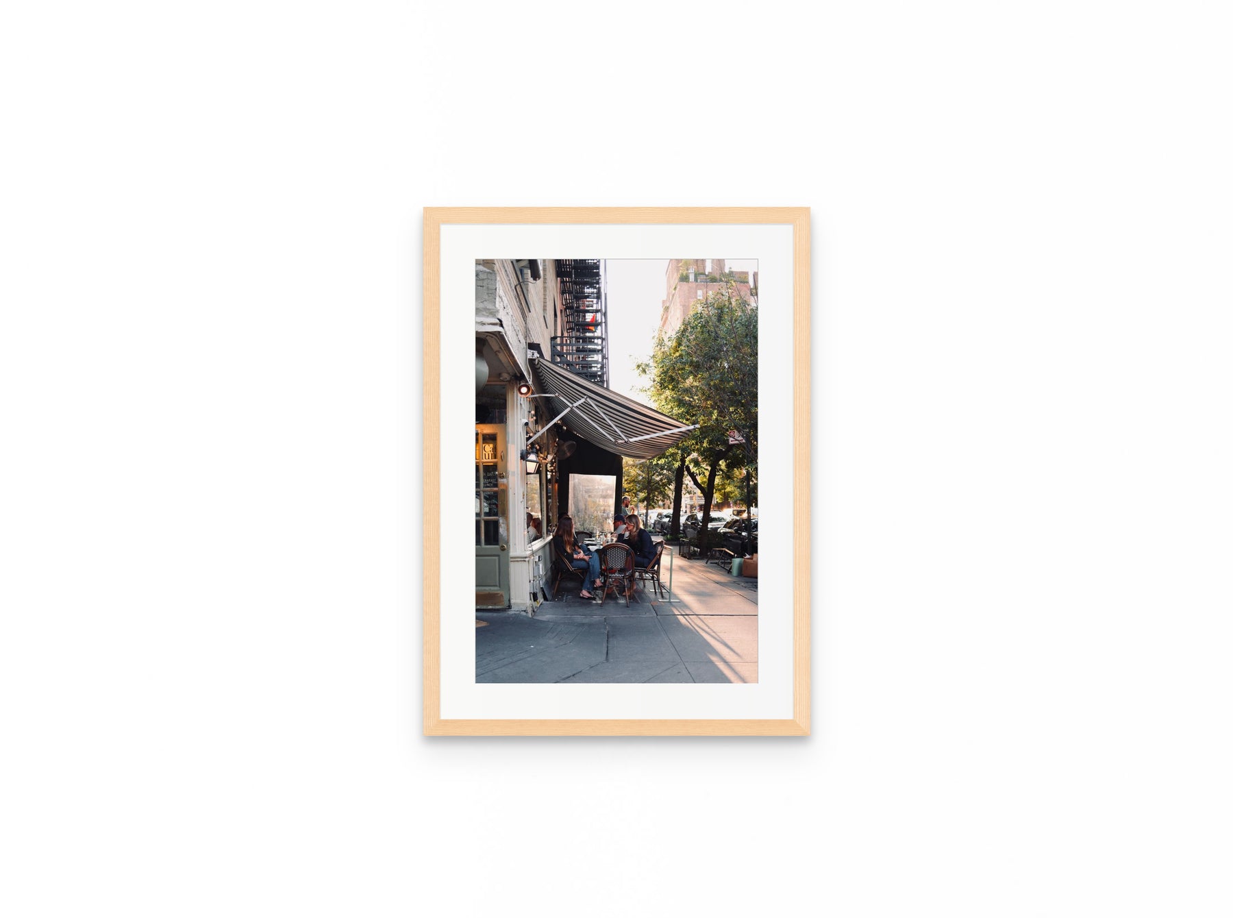 West Village Awning, 12×18 in natural frame