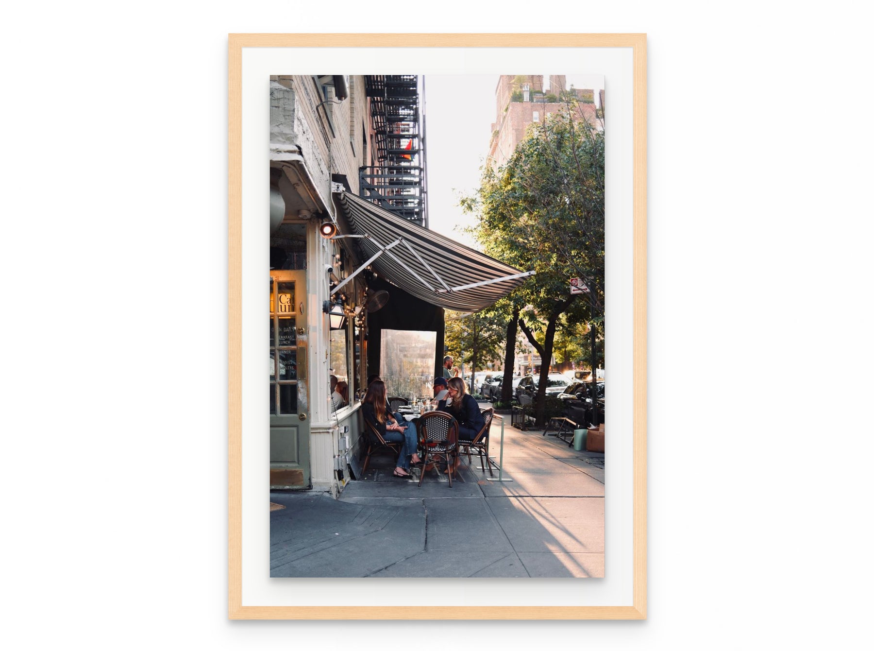 West Village Awning, 20×30 in natural frame