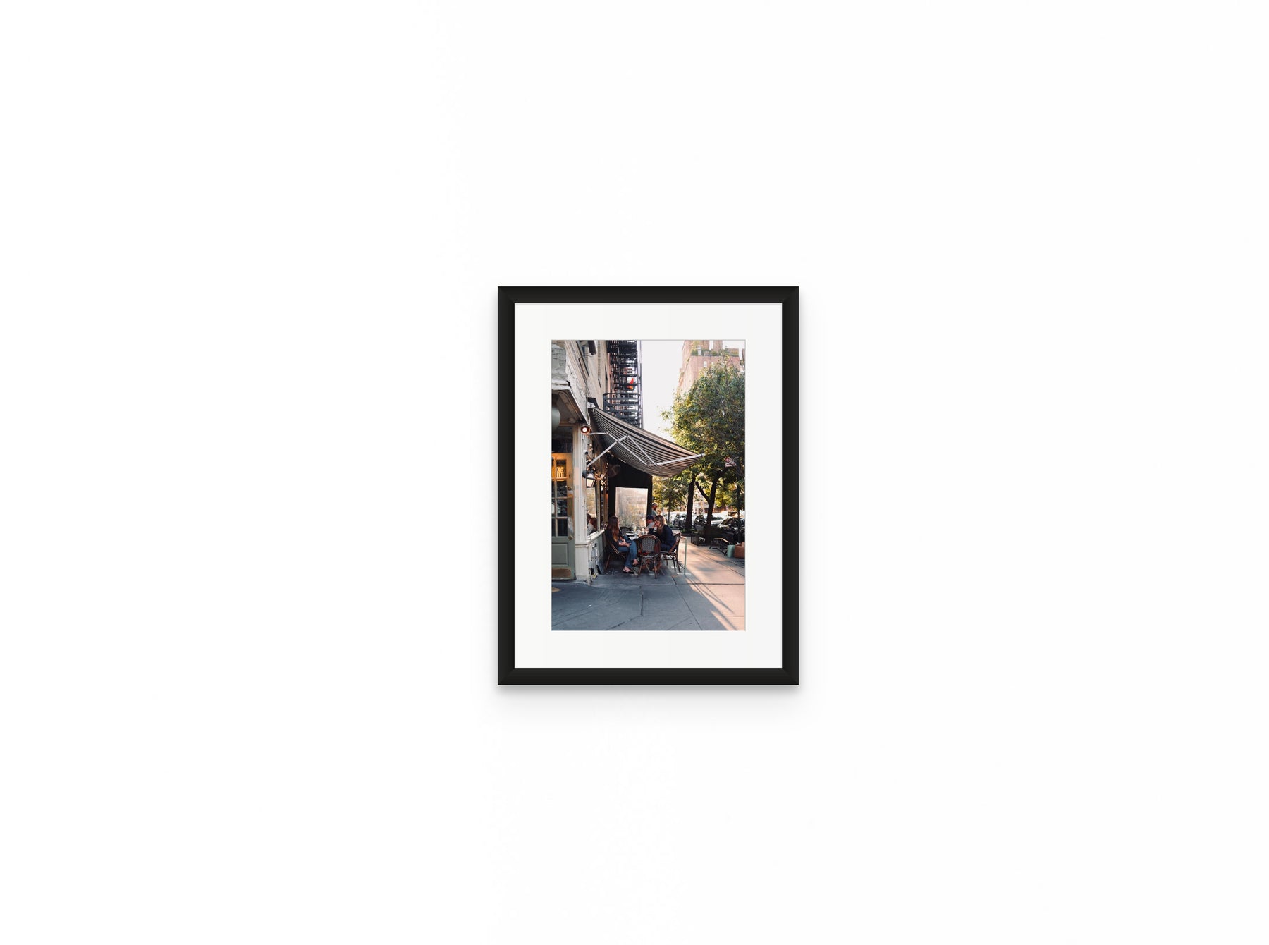 West Village Awning, 8×12 in black frame