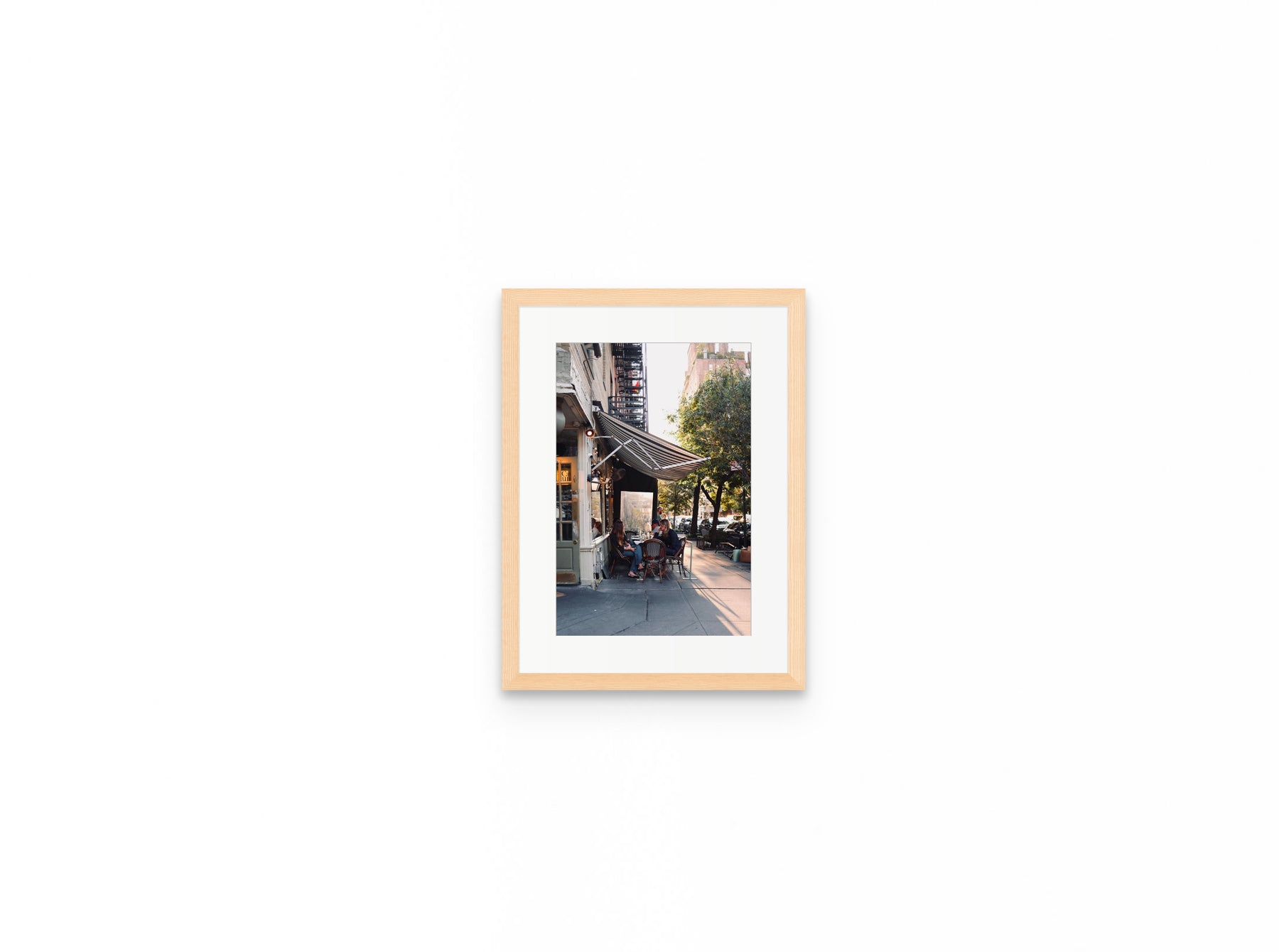 West Village Awning, 8×12 in natural frame