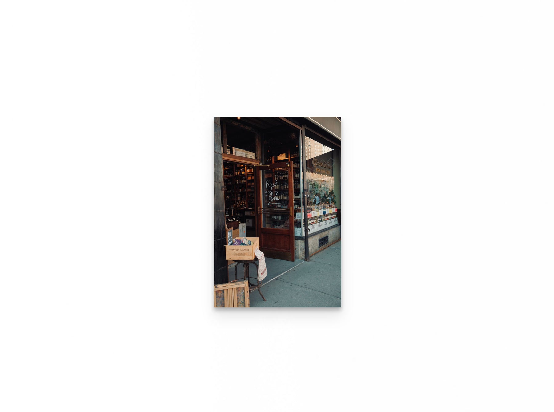 Wine Shop Rose, 12×18 fine art print