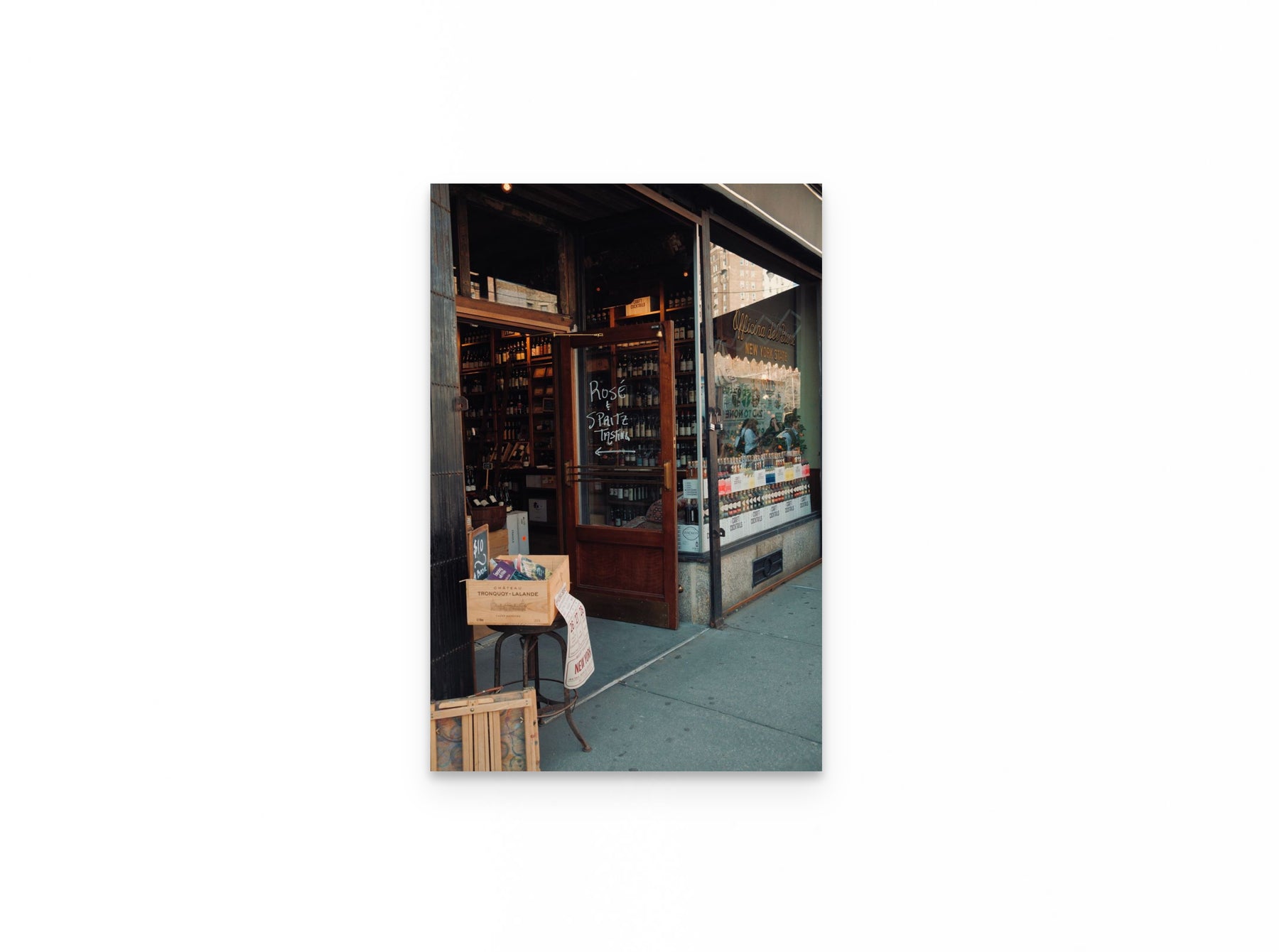 Wine Shop Rose, 16×24 fine art print